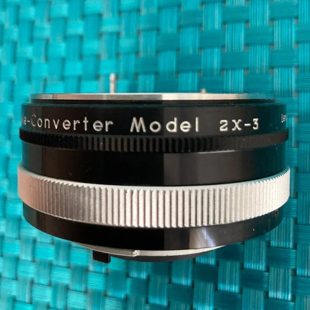 Vintage Vivitar Auto 2x Custom Tele-Converter Model 2x-3